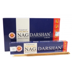 Golden Nag Darshan Weihrauch (12 Packungen)