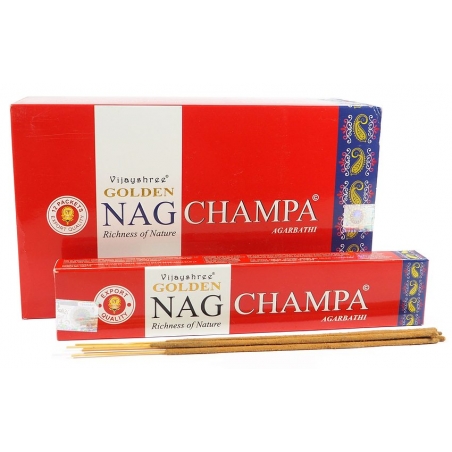 Golden Nag Champa wierook (12 pakjes)