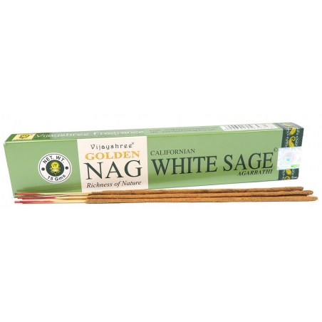 Golden Nag White Sage Weihrauch 15gr (Vijayshree)