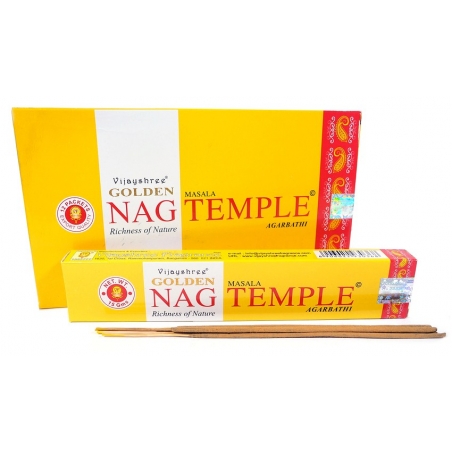 Encens Golden Nag Temple (12 paquets)