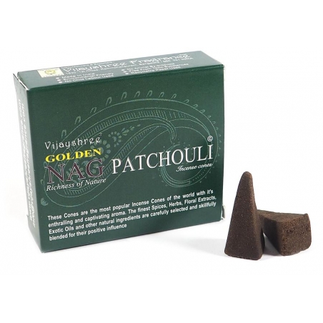 Golden Nag Patchouli incense cones