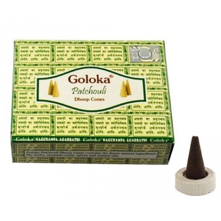 GOLOKA Patchouli wierook kegels