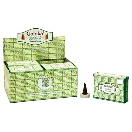 GOLOKA Patchouli wierook kegels