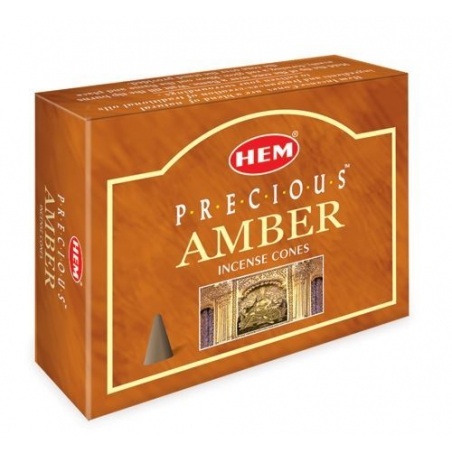 Amber Cone Incense (HEM) 
