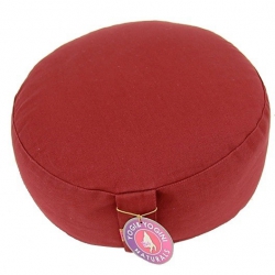 Meditation cushion-Buddhist red (bordeaux)