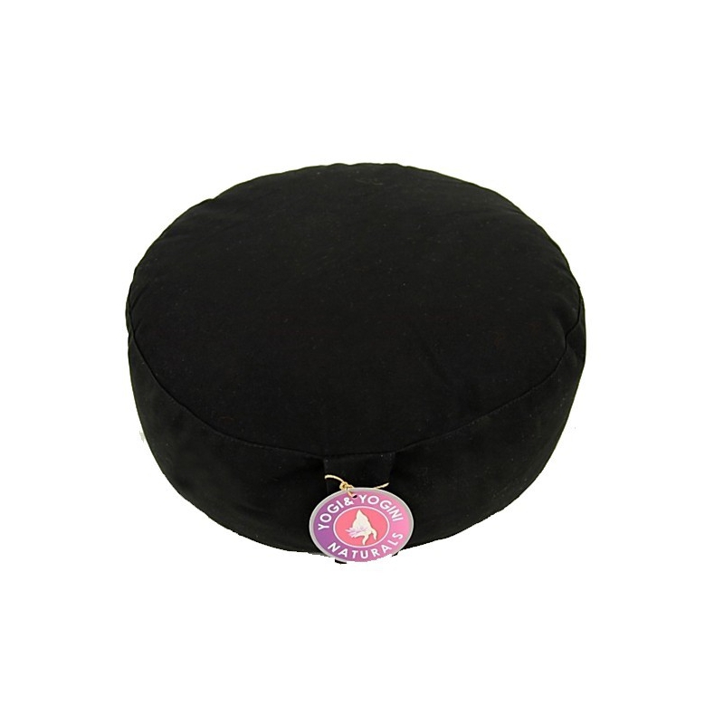 Meditation cushion-solid black