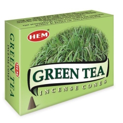 Grüner Tee Kegel Weihrauch (HEM) 
