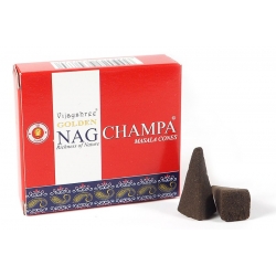 Golden Nag Champa incense cones