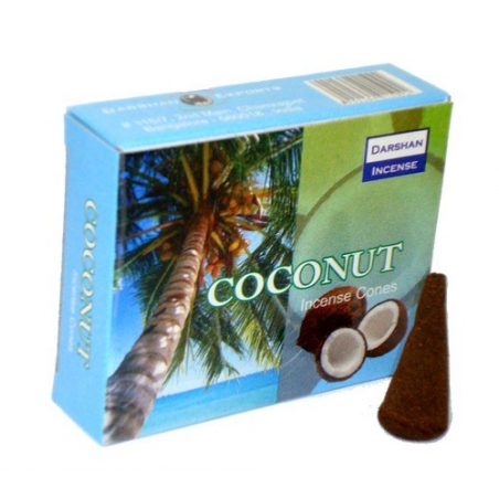 Encens de cône à la noix de coco (Darshan)