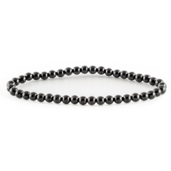Black Tourmaline bead bracelet 4mm