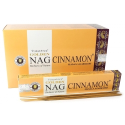 Golden Nag Cinnamon wierook (12 pakjes)