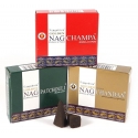 Golden Nag incense cones set of 3