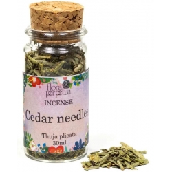 Cedar needles incense herb