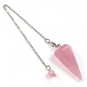 Pendulum facet Rose Quartz
