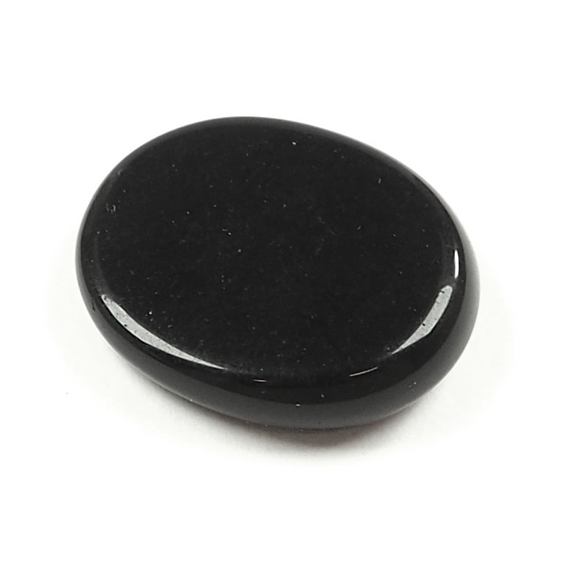 Obsidiaan Zwart platte 35mm