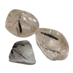Tourmaline quartz tumbled stone tumbled stone 15-20mm