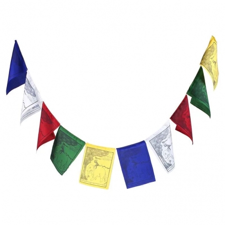 Tibetan prayer flags The Four Friends