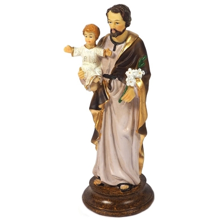 St. Jozef met kind 15cm