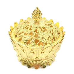 Weihrauchbrenner Lotus goldfarben (6cm)