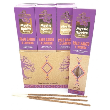 Mystic Spirits Aromas - Encens Palo Santo & Lavender (12 paquets)