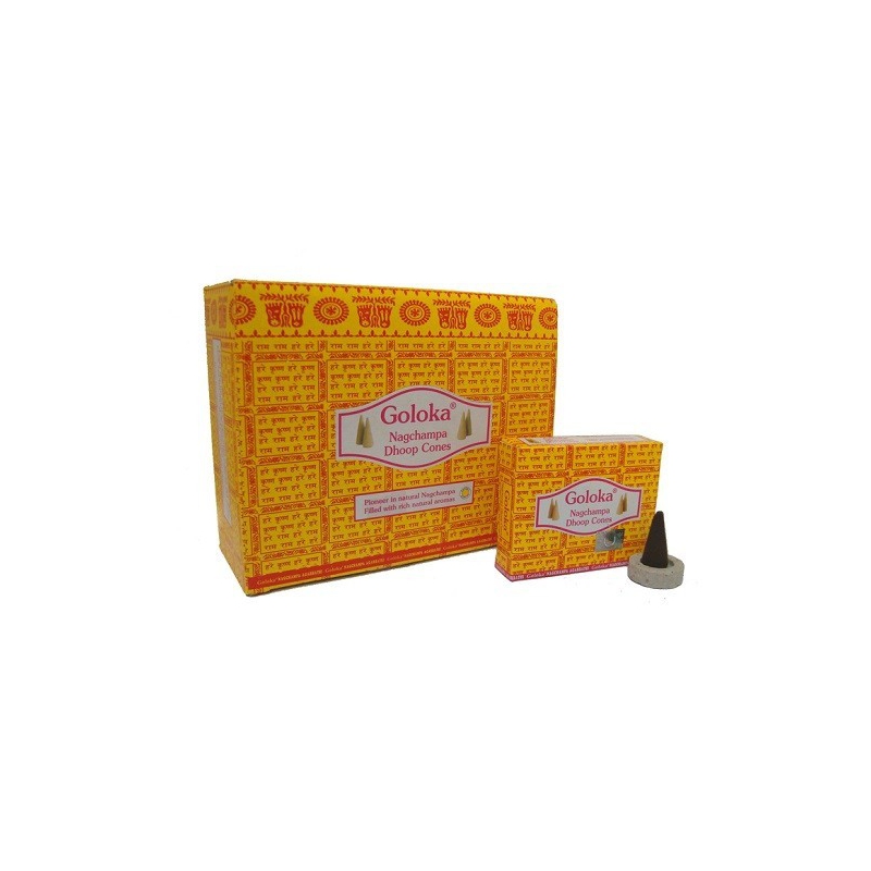 Nagchampa cônes dhoop encens (GOLOKA)
