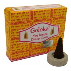 Nagchampa cônes dhoop encens (GOLOKA)