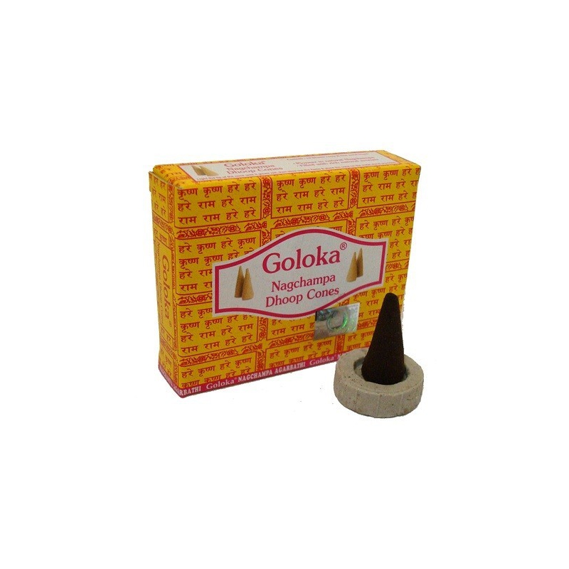 Nagchampa cônes dhoop encens (GOLOKA)