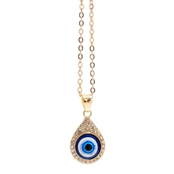 Chaîne Evil eye forme de goutte