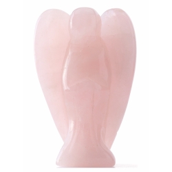 Rose quartz gemstone angel 50mm