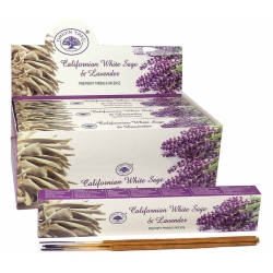 Green Tree Encens Californian White Sage & Lavender (12 paquets)