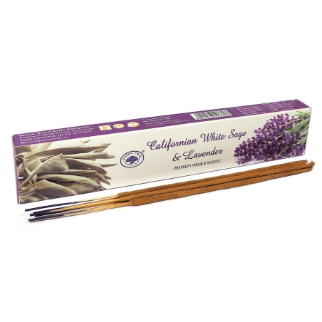 Californian White Sage & Lavender Incense (Green Tree)