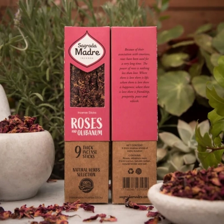 Sagrada Madre Herbal Incense Roses & Olibanum