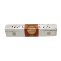 Incense holder white Flower of Life