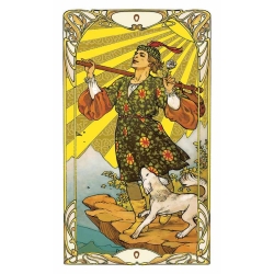 Mini Golden Art Nouveau Tarot - Giulia Massaglia 2