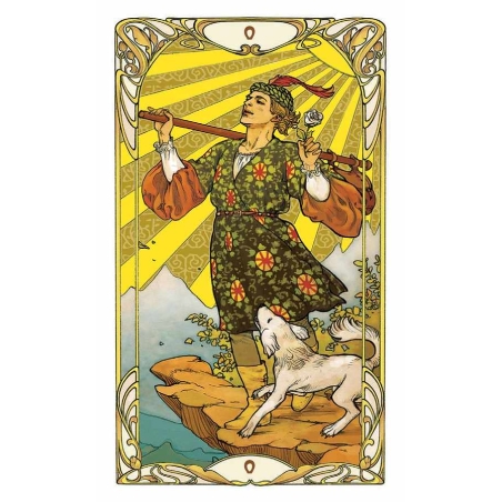 Mini Golden Art Nouveau Tarot - Giulia Massaglia
