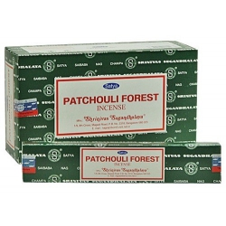 12 pakjes Patchouli Forest wierook 15gr (Satya R.Expo)