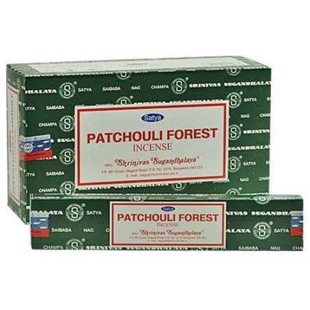 12 packs of Patchouli Forest incense 15gr (Satya R.Expo)