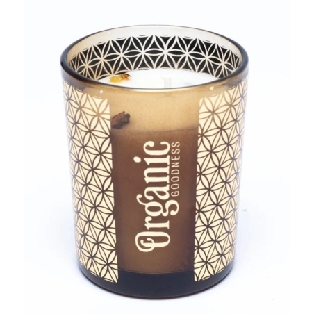 Frankincense & Myrhh scented candle Organic Goodness