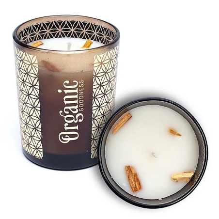 Palo Santo & Cedar scented candle Organic Goodness