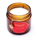 Rosen Sojawachs Kerze Organic Goodness