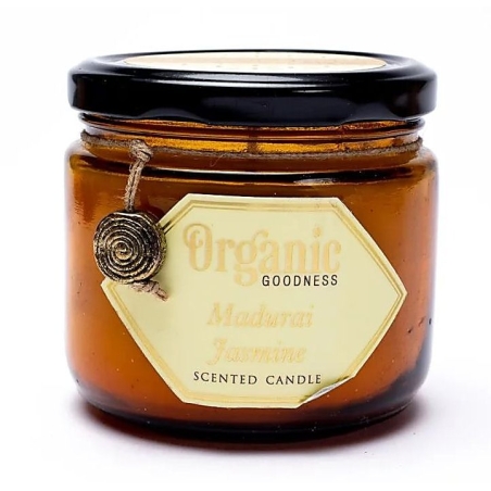 Jasmine soy wax candle Organic Goodness