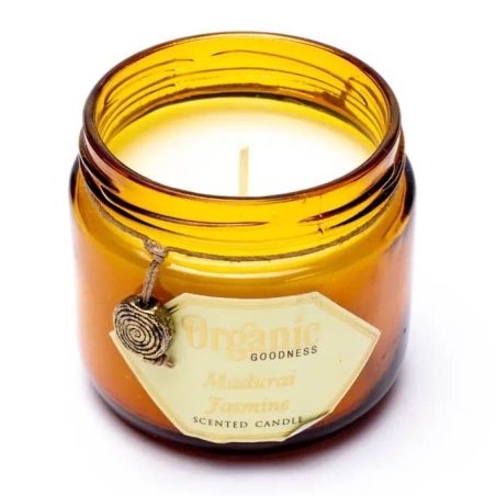 Jasmine soy wax candle Organic Goodness