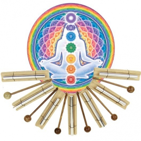 Set barres de son Chakra Healing - chakra 1 à 7