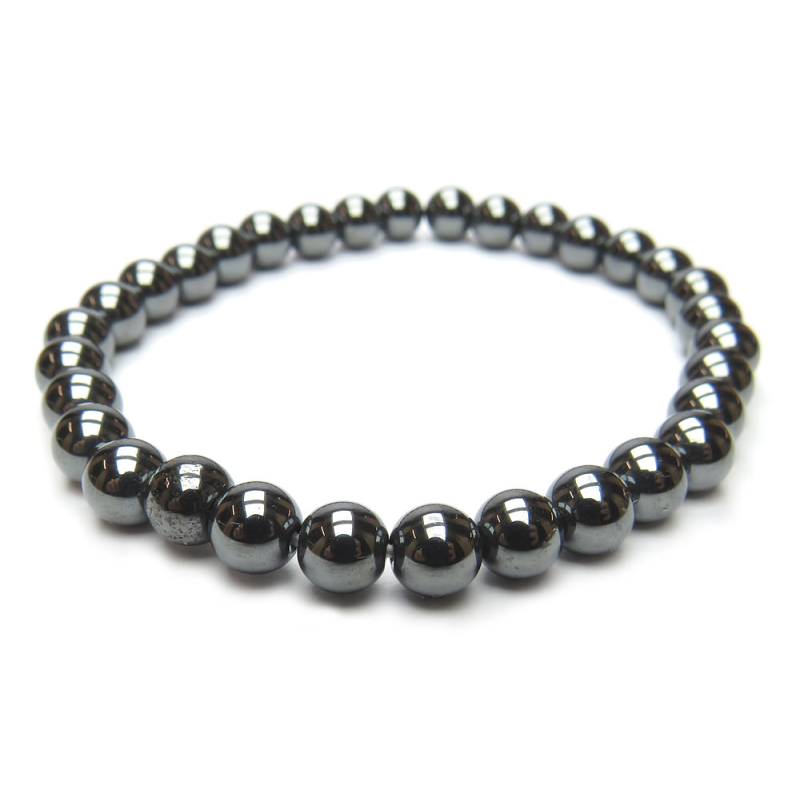 Bracelet de hématite 6mm
