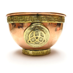 Copper Triquetra Offering Bowl