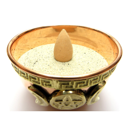 Copper Triple Moon Offering Bowl 2