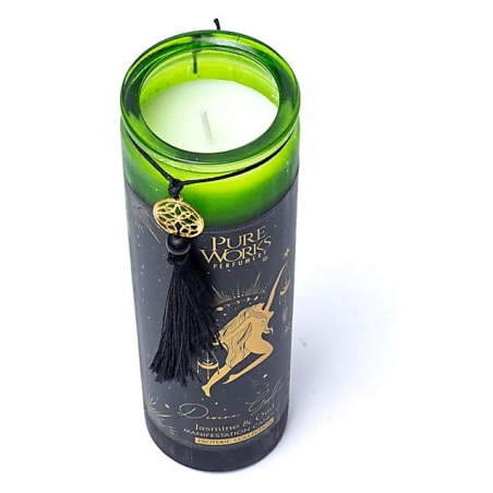 Divine Goddess manifestation candle in glass with tassel (80 hours)