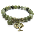 Bracelet d'arbre de vie en labradorite 8mm