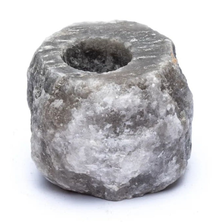 Zoutkristal sfeerlicht grijs 800-1200gr