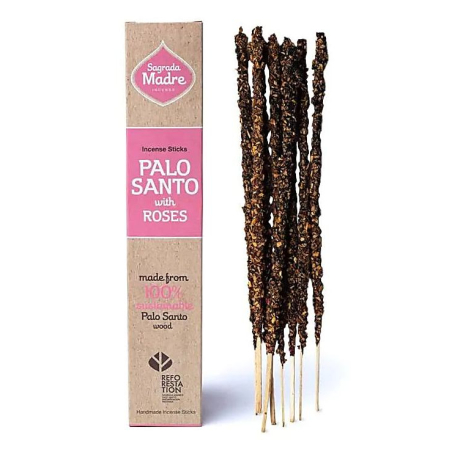 Sagrada Madre incense Palo Santo with Roses